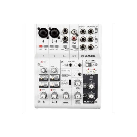 Ag06 Mezcladora De 6 Canales Controlador Dsp Cfxusb Yamaha
