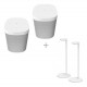 Par De Bocinas One Sl + Par De Pedestales SONOS