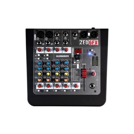 Mezclador De 6 Canales C/efectos Zed-6fx  Allen & Heath