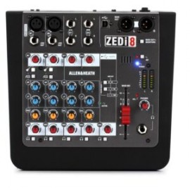 ZEDi-8 Mezclador compacto híbrido / interfaz USB ALLEN & HEATH