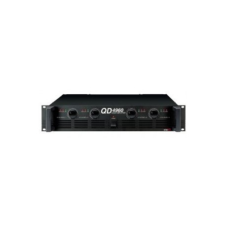 QD-4960 Amplificador 4 canales 170 watts por canal 8 ohms INTER M