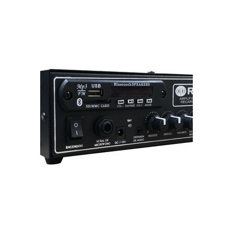 50EB Amplificador 15w con bateria recargable usb/sd/bluetooth RADSON