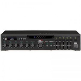 MA-224U Amplificador mezclador 240 watts usb 5 zonas linea 70v