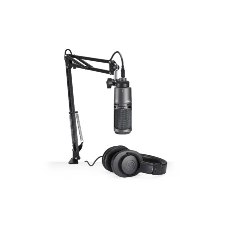 AT2020USB+PK Paquete Microfono P/Streaming AUDIOTECHNICA
