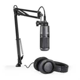 AT2020USB+PK Paquete Microfono P/Streaming AUDIOTECHNICA
