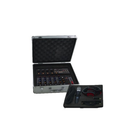STUDIO 6 KIT Mezcladora 6c Audifonos Y Mic SOUNDTRACK