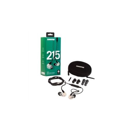 SE215-CL-UNI Audífonos in ear transparentes con manos libres SHURE