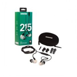 SE215-CL-UNI Audífonos in ear transparentes con manos libres SHURE