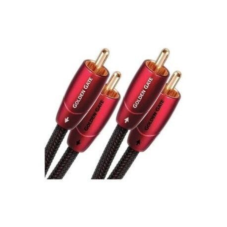 Cable Audioquest Goldg01r Golden Gate Rojo Rca A Rca 1 M