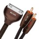 BIGSUR01IR Cable de 1 metro de ipod 30 pines a 2 rca