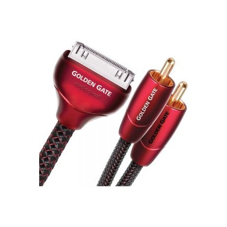 GOLDG01IR Cable de audio conector 30 pines ipod a rca 1mt Audioquest