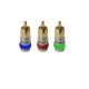 ITC-18/3RCA Paquete de 3 Conectores AUDIOQUEST