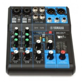 Mezcladora 6 Canales Con Efectos MG06X Marca YAMAHA