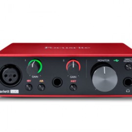 SCARLET SOLO 3aG Interfaz De Audio USB FOCUSRITE