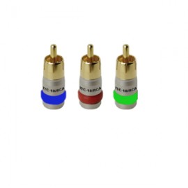 ITC-18/3RCA Paquete de 3 Conectores AUDIOQUEST
