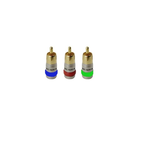 ITC-18/3RCA Paquete de 3 Conectores AUDIOQUEST