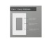 CW-1-WH Placa de pared rectangular LUTRON