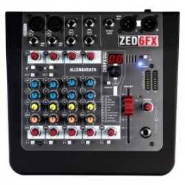 Mezclador De 6 Canales C/efectos Zed-6fx  Allen & Heath