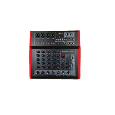 MIX-6PC Mezcladora Amplificada 6CH 150W x2 Phantom SOUNDTRACK