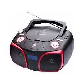 BT8110 Radiograbadora bluetooth cd mp3 radio fm usb color negra