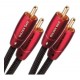 Cable Audioquest Goldg01r Golden Gate Rojo Rca A Rca 1 M