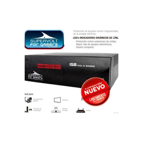 DSV-GAMER regulador de voltaje para equipos de video SOLA BASIC