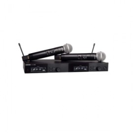 SLXD24D/SM58 Sistema de Micrófono Inalámbrico Doble SHURE