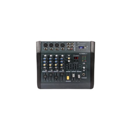 MIX-4AMP3 Mezcladora Amplificada De 4 Canales SOUNDTRACK