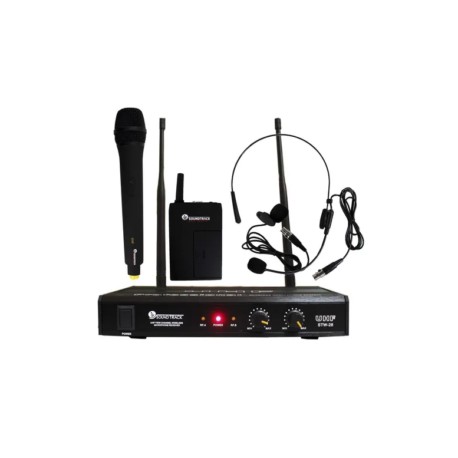 STW-28HUL Micrófono Inalámbrico UHF De Dos Canales