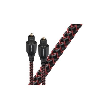 OPTCIN03 cable de fibra optica cinnamon 3 mts chapado en oro audioquest