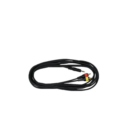 YM-2R Cable En “Y” DE 2 RCA A 3.5MM 3MTS Soundtrack