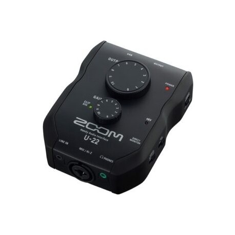 U-22 Interfaz De Audio Usb 2 Canales ZOOM